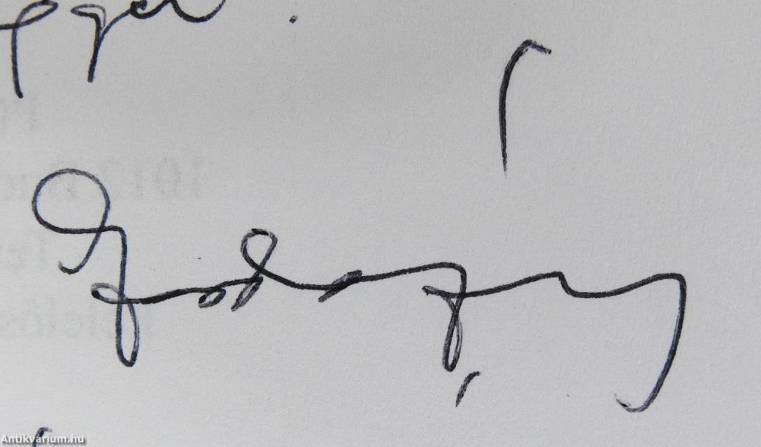 A tűz októbere (dedikált példány)