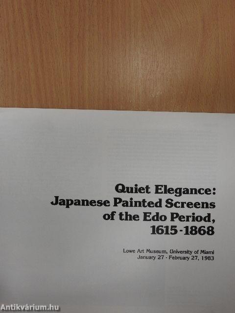 Quiet Elegance: Japanese Painted Screens of the Edo Period, 1615-1868