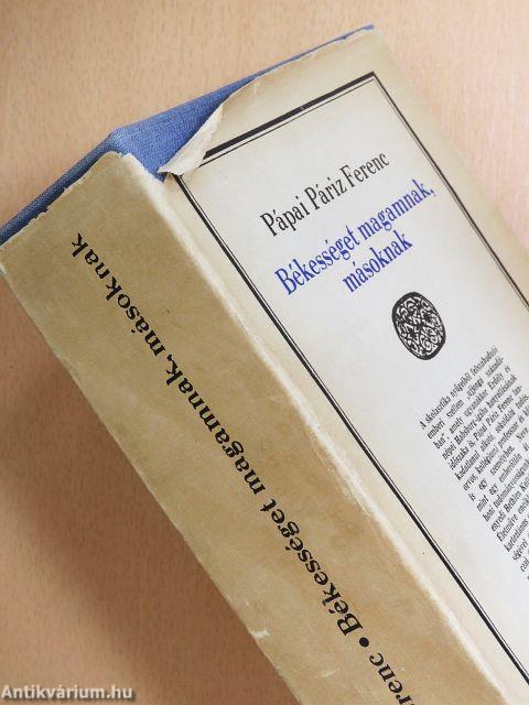 Békességet magamnak, másoknak