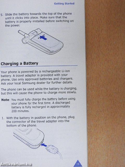 Samsung Tri Band GPRS Telephone SGH-V200