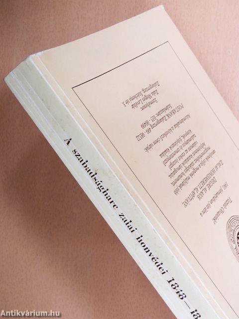 A szabadságharc zalai honvédei