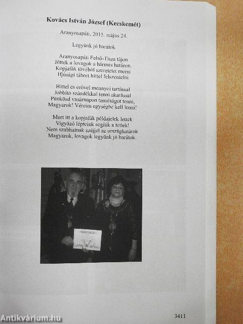 A Kultúra Lovagrendje Évkönyve 2015.-2016.