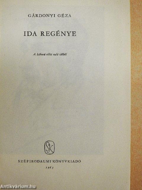 Ida regénye