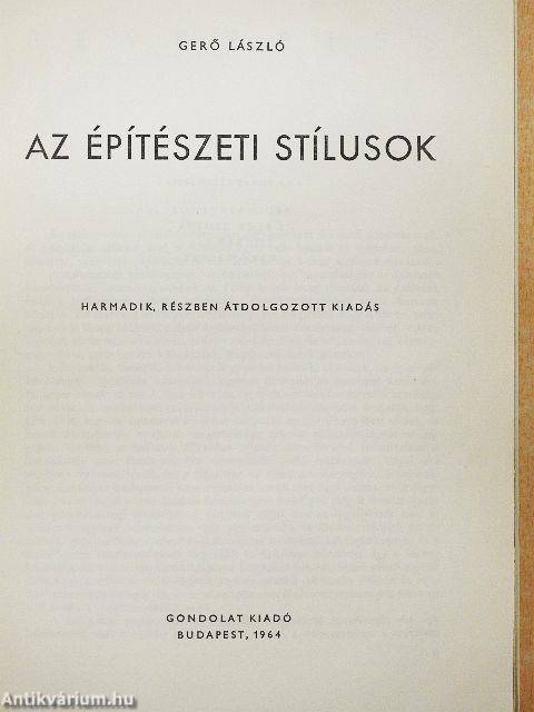 Az építészeti stílusok