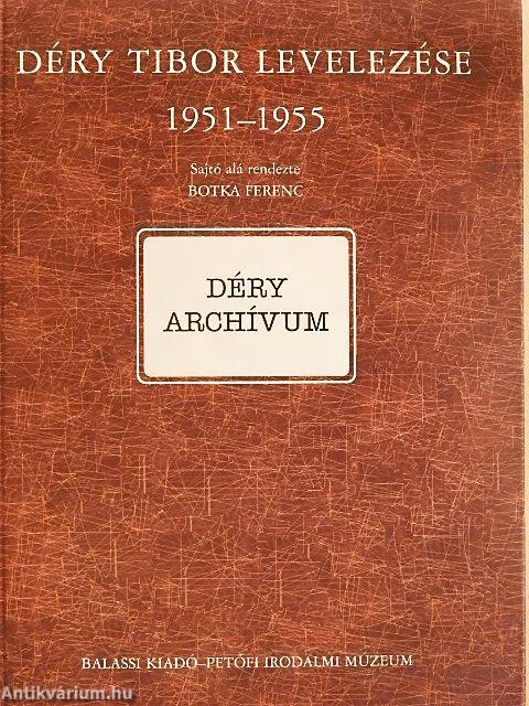 Déry Tibor levelezése II/B.