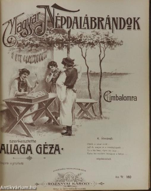 A legujabb és legszebb 101 kedvelt népdal/Magyar népdalábrándok cimbalomra 1-20.