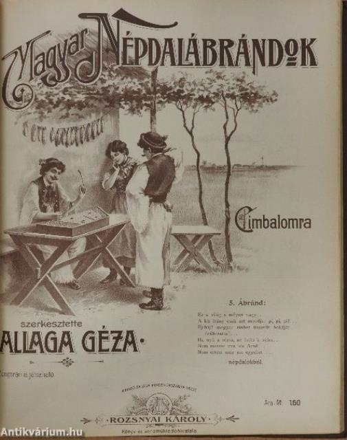 A legujabb és legszebb 101 kedvelt népdal/Magyar népdalábrándok cimbalomra 1-20.