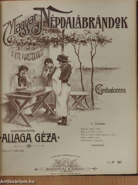 A legujabb és legszebb 101 kedvelt népdal/Magyar népdalábrándok cimbalomra 1-20.