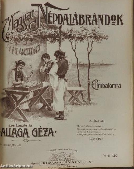 A legujabb és legszebb 101 kedvelt népdal/Magyar népdalábrándok cimbalomra 1-20.