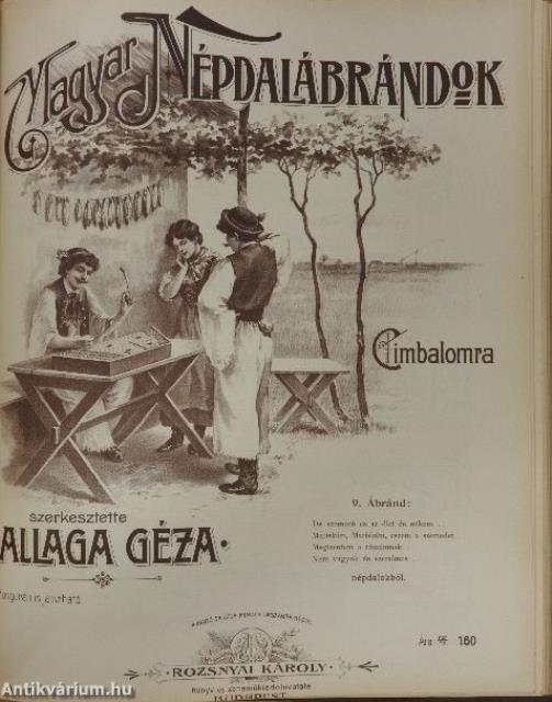 A legujabb és legszebb 101 kedvelt népdal/Magyar népdalábrándok cimbalomra 1-20.