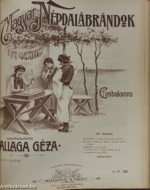 A legujabb és legszebb 101 kedvelt népdal/Magyar népdalábrándok cimbalomra 1-20.