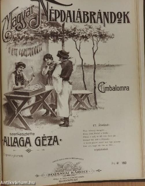 A legujabb és legszebb 101 kedvelt népdal/Magyar népdalábrándok cimbalomra 1-20.