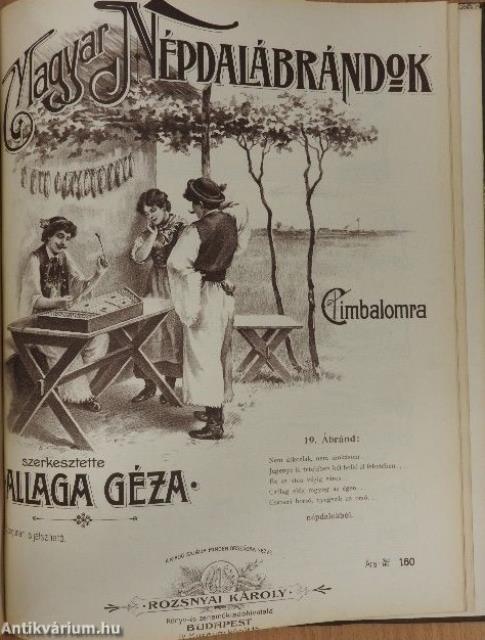 A legujabb és legszebb 101 kedvelt népdal/Magyar népdalábrándok cimbalomra 1-20.