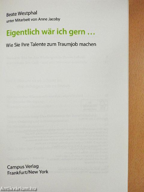 Eigentlich wär ich gern...