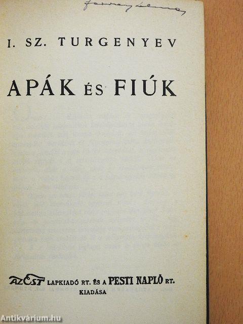 Apák és fiúk