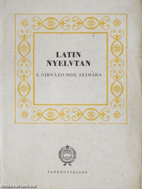 Latin nyelvtan