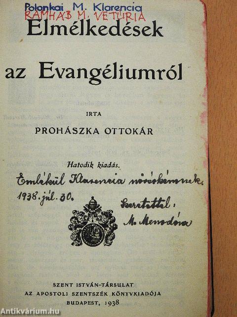 Elmélkedések az Evangéliumról