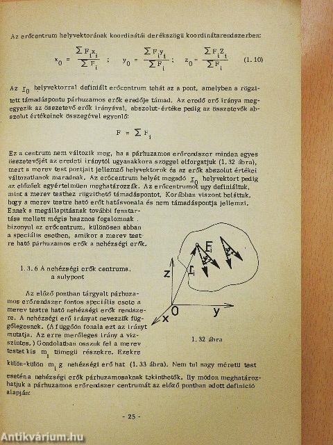 Általános fizika - Mechanika II.