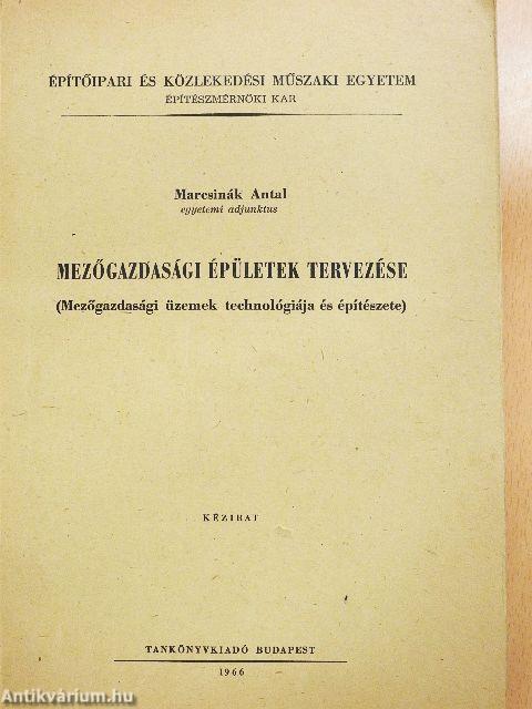 Mezőgazdasági épületek tervezése