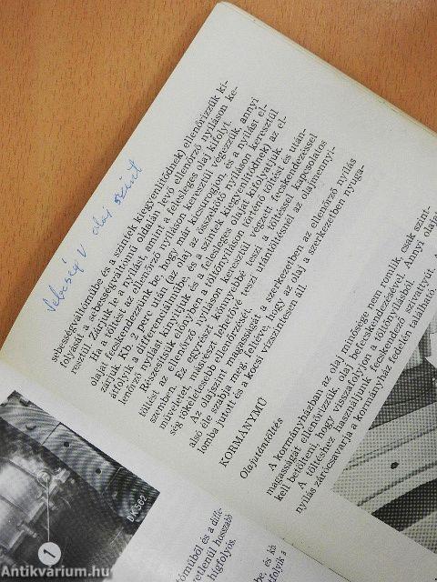 Skoda 100-100L, 110L-110LS személygépkocsik kezelési és karbantartási utasítása