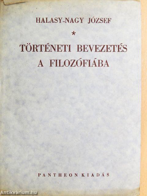Történeti bevezetés a filozófiába