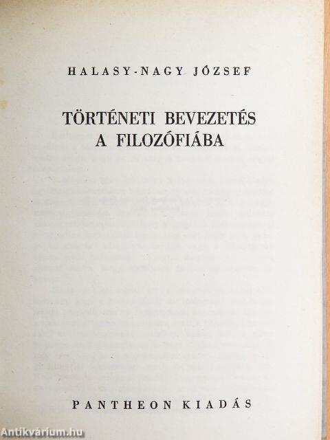 Történeti bevezetés a filozófiába