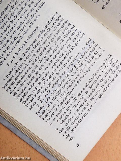 Történeti bevezetés a filozófiába