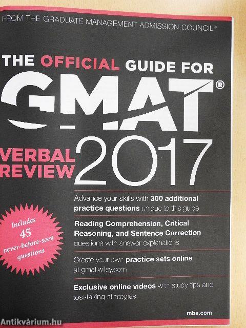 The Official Guide For GMAT- Verbal Review 2017