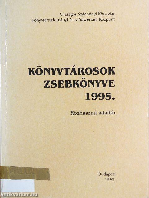 Könyvtárosok zsebkönyve 1995.