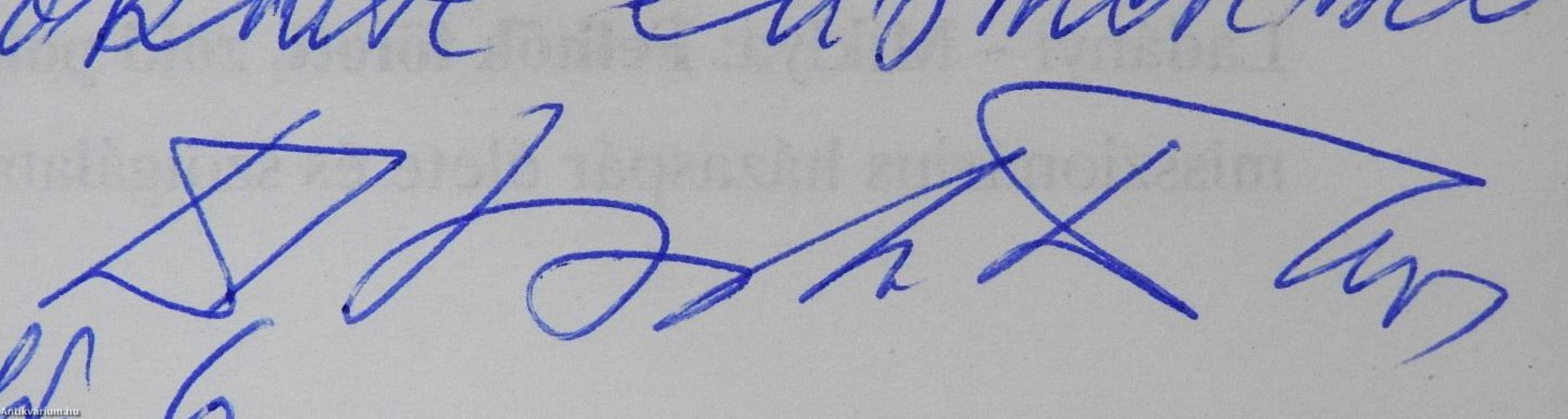 Sorsfordulók (dedikált példány)