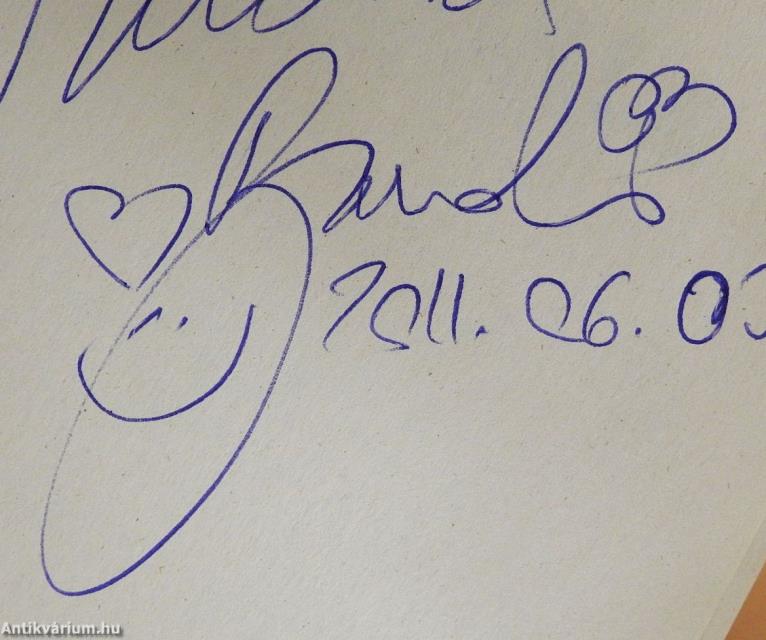 Kabaré-sikerlista (dedikált példány)