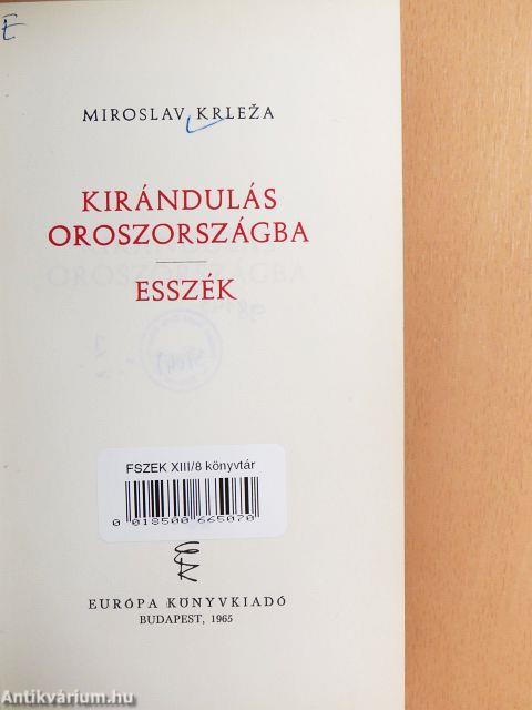 Kirándulás Oroszországba/Esszék