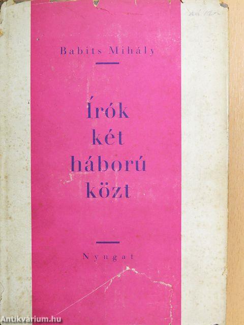 Irók két háboru közt