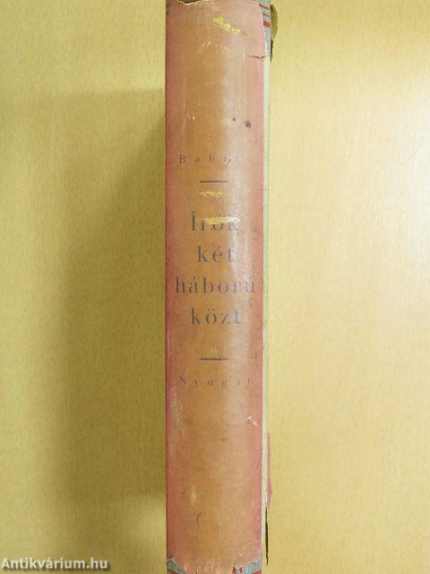 Irók két háboru közt