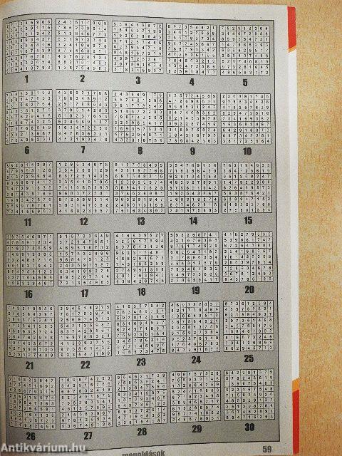 Sudoku puzzle 2017/8.