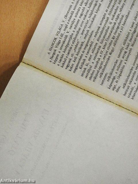 Útmutató A Hangok Világa V. (Bevezetés a zeneirodalomba II.) szolfézstankönyv tanításához