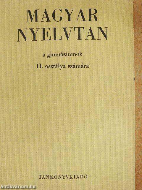 Magyar nyelvtan II.