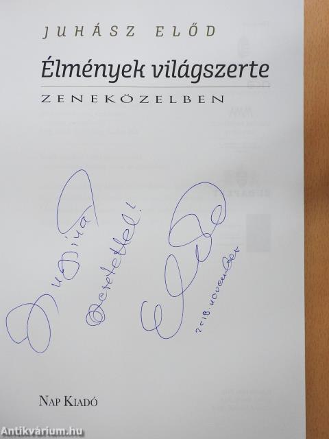 Élmények világszerte (dedikált példány)