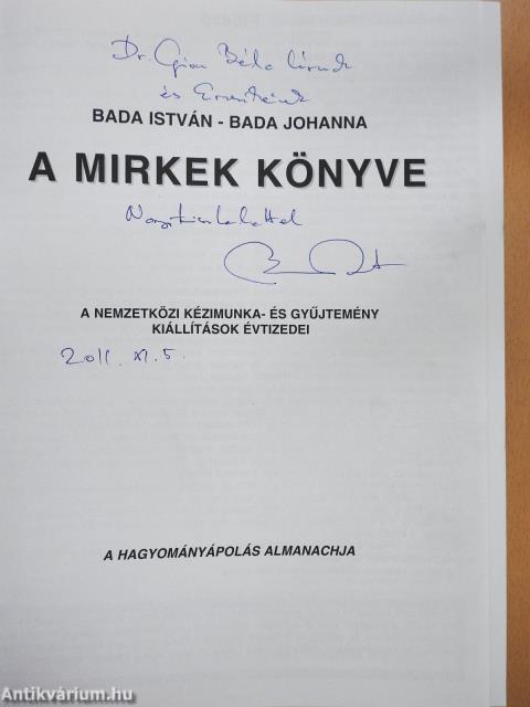 A MIRKek könyve (dedikált példány)