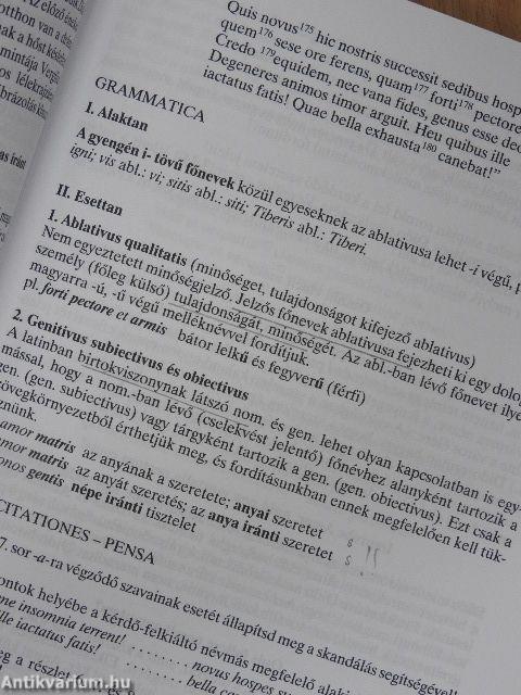 Latin nyelvkönyv III.