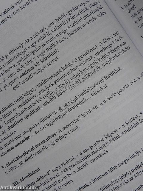 Latin nyelvkönyv III.