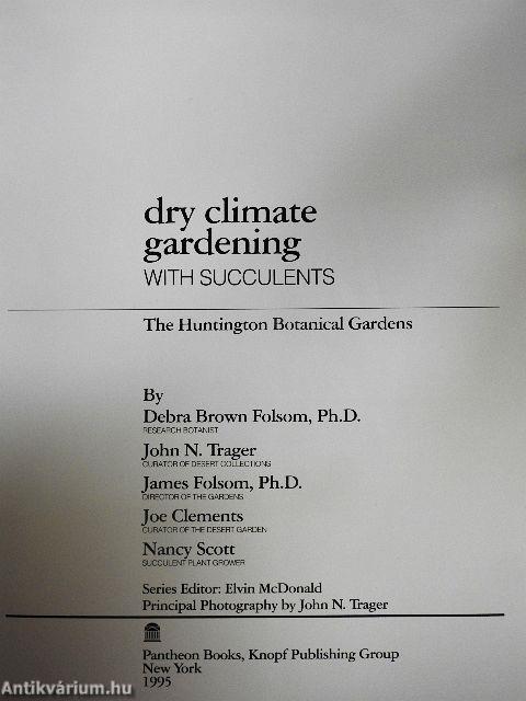 Dry Climate Gardening with Succulents