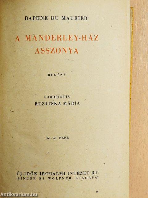 A Manderley-ház asszonya