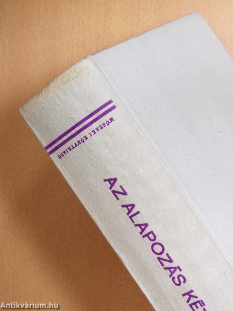 Az alapozás kézikönyve