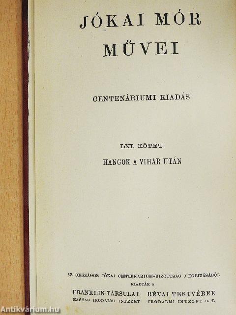 Hangok a vihar után