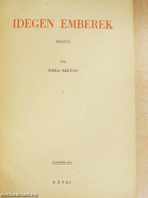 Idegen emberek I-II.