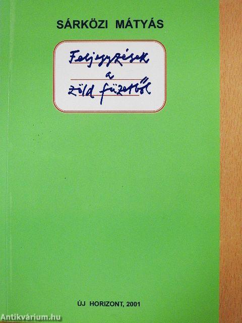 Feljegyzések a zöld füzetből