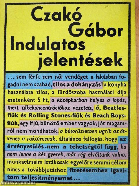 Indulatos jelentések