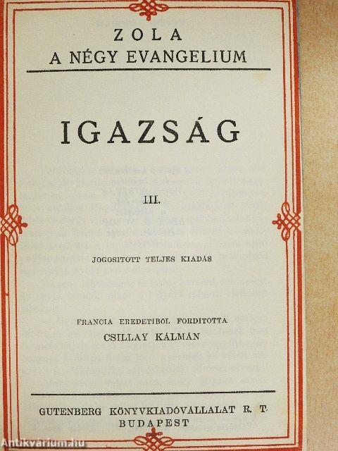 Igazság I-VIII.