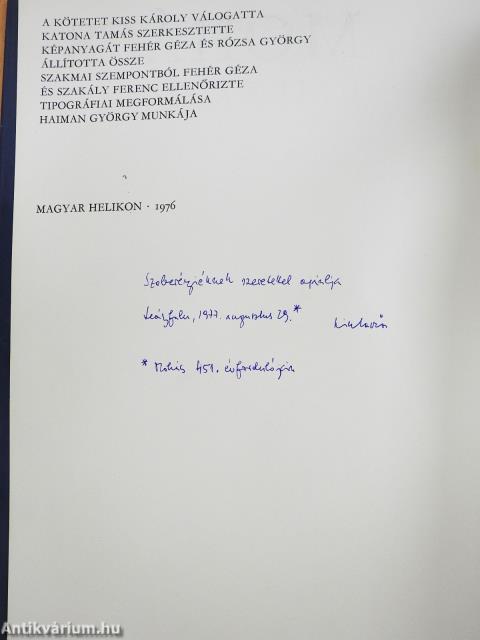 Mohács emlékezete (dedikált példány)